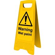 Heavy Duty A-Frame 'Warning Wet Paint'